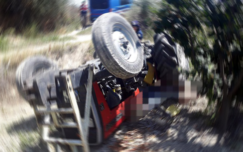 16 yaşında traktör kazası kurbanı