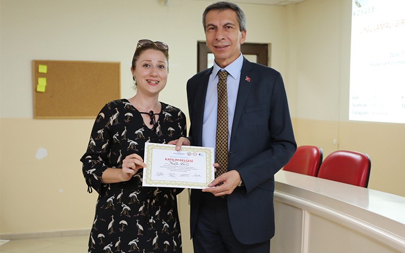 Girişimci kadınlar sertifikalarını aldı