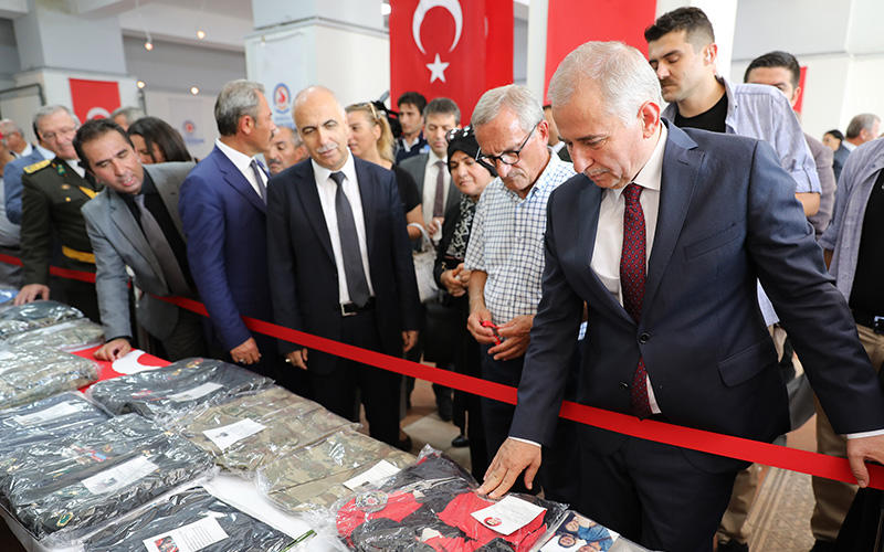Şehitlerimizin Emanetleri sergisi açıldı