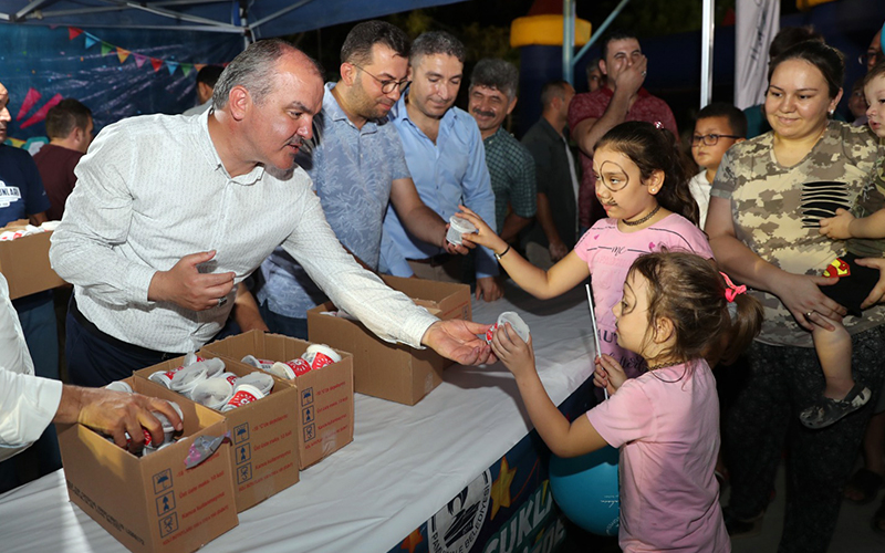 Pamukkale Belediyesi, Deliktaş ve Akköylü çocukları sevindirdi