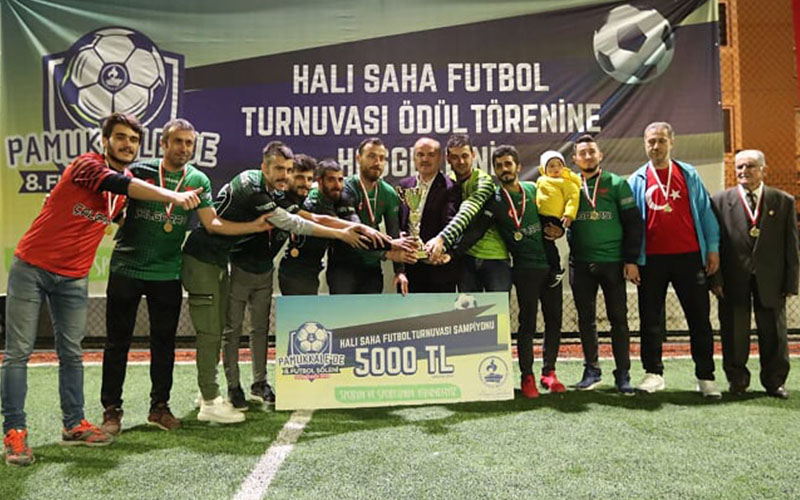Pamukkale Halı Saha Futbol Turnuvası’nda şampiyon Dost İstiklalgücü