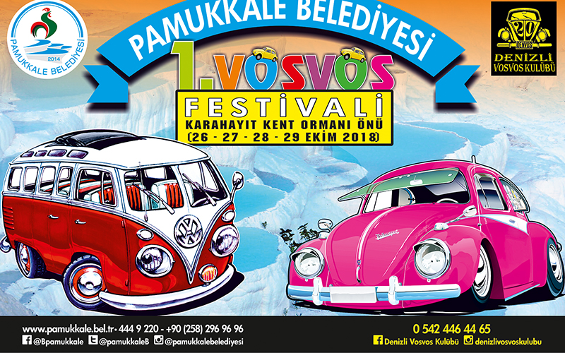 Pamukkale, Vosvos Festivali’ne ev sahipliği yapacak