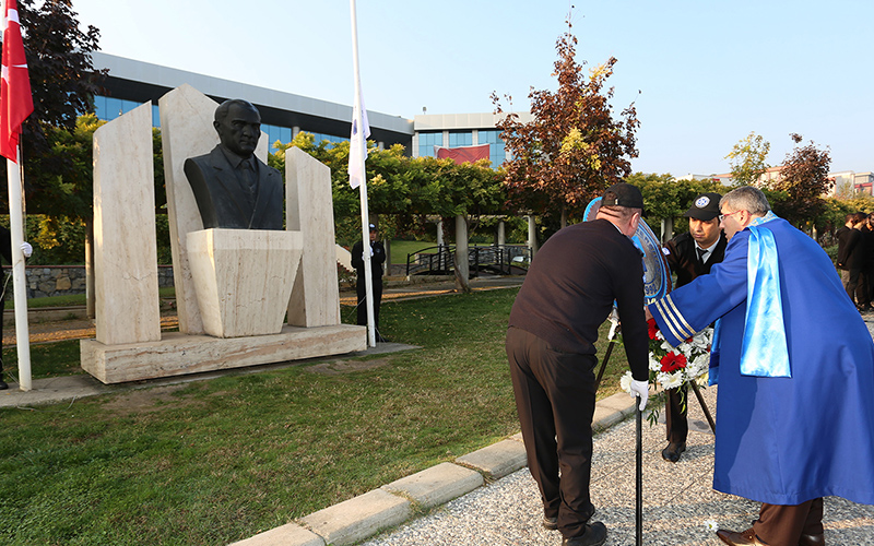 PAÜ Kampüsü’hde Atatürk’ü Anma Töreni düzenlendi