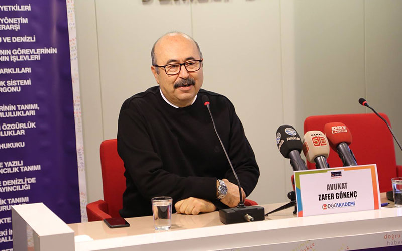 Avukat Gönenç, gazetecilere haklarını anlattı