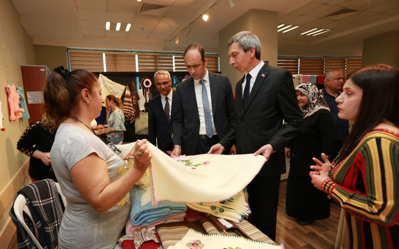 El Emeği Pazarı, PAÜ Hastanesi’nde sergi açtı