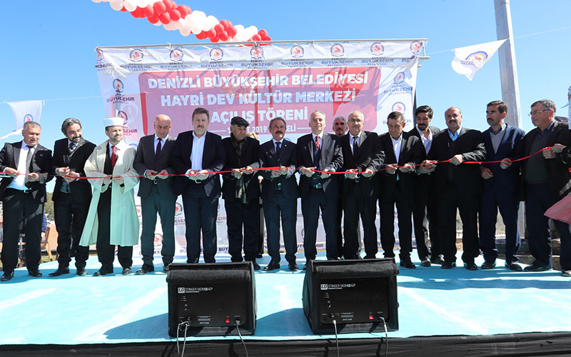 Hayri Dev Kültür Merkezi  törenle açıldı