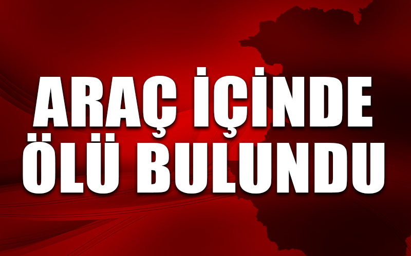 Araç içinde ölü bulundu