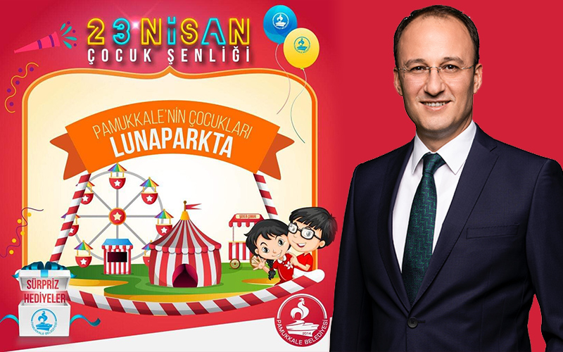 Pamukkale Belediyesi’nden çocuklara lunapark bileti