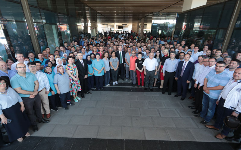 Büyükşehir ailesi bayramlaştı