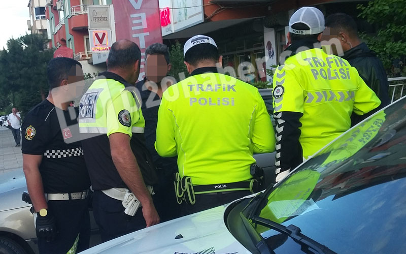 ‘Dur’ ihtarına uymadı, polisi ayağa kaldırdı