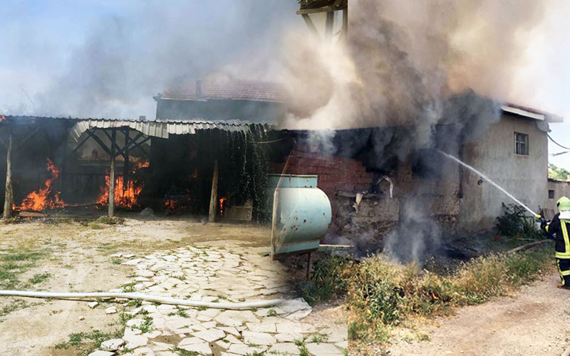 Yangın samanlıkta başladı, eve sıçradı