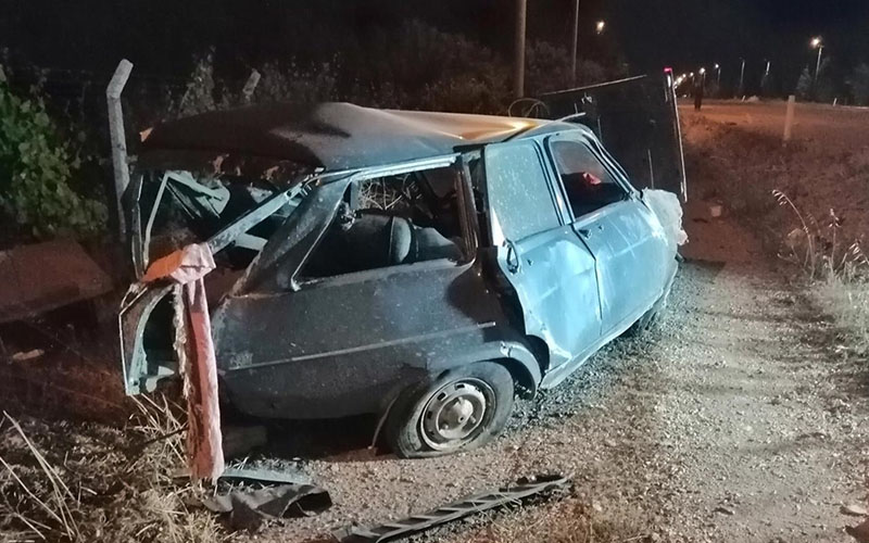 Tavas’ta trafik kazası: 1 ölü, 1 yaralı