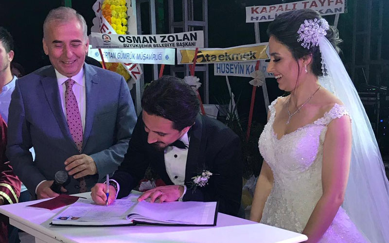 Denizlisporlu Recep Niyaz evlendi