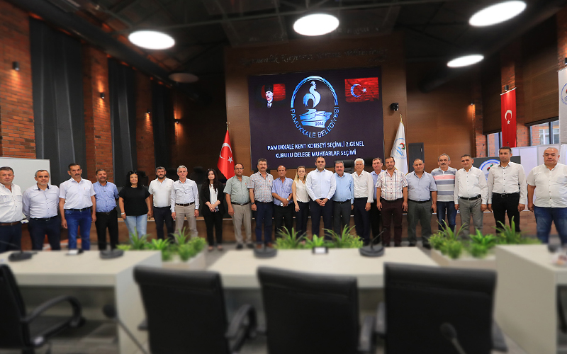 Muhtarlar, Pamukkale Kent Konseyi delegelerini seçti