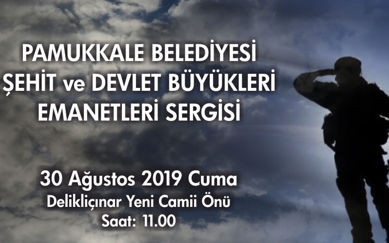 Pamukkale Belediyesi’nden 30 Ağustos’a özel sergi