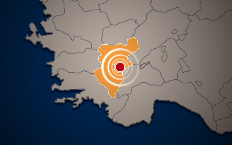 Bozkurt yine depremle sarsıldı