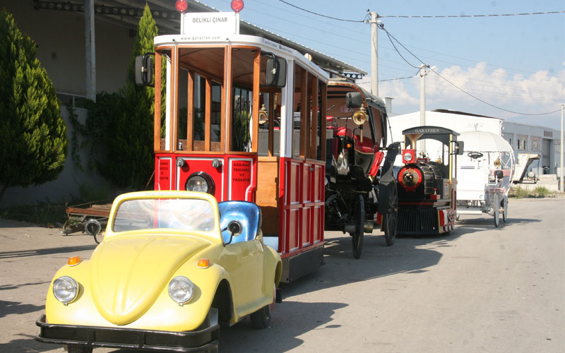 Denizli’den 22 ülkeye mini tren, tramvay ve fayton ihracatı