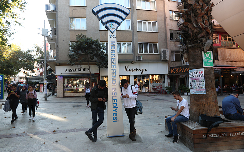 Merkezefendi’de ücretsiz internet dönemi