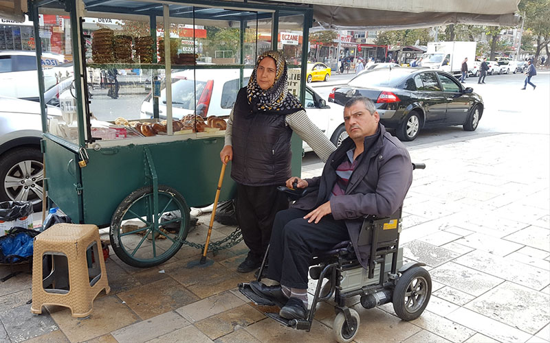 Engelli çiftin yaşam mücadelesi
