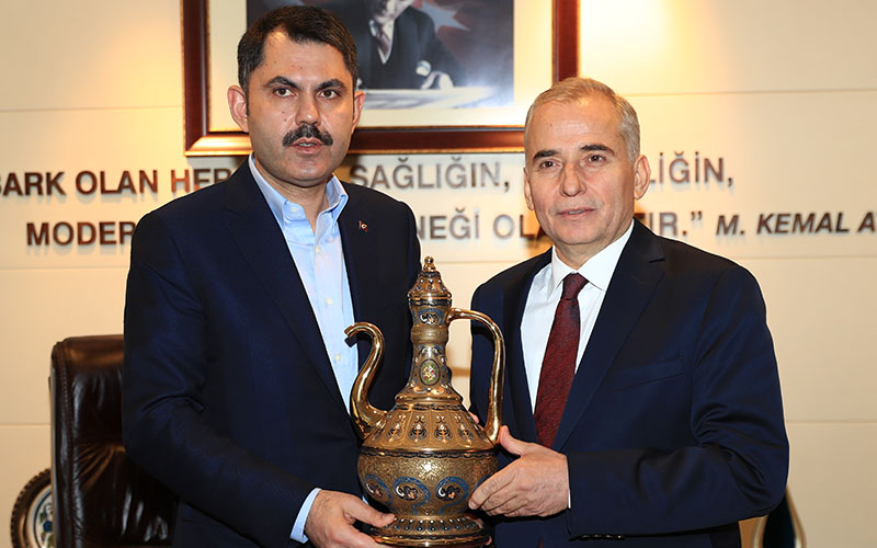 Bakan Kurum’dan Başkan Zolan’a ziyaret