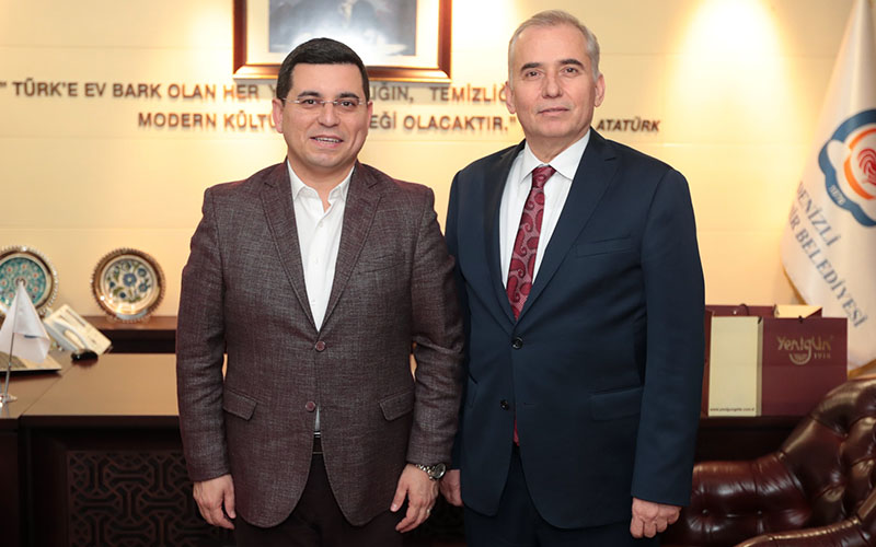 Akdeniz Belediyeler Birliği Başkanı Tütüncü’den Başkan Zolan’a ziyaret