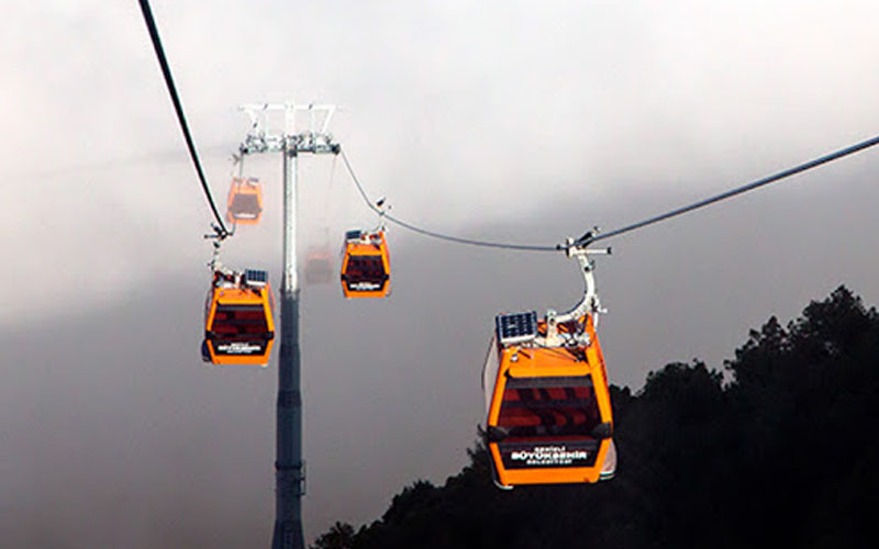 Hava muhalefeti, teleferik seferlerini durdurdu