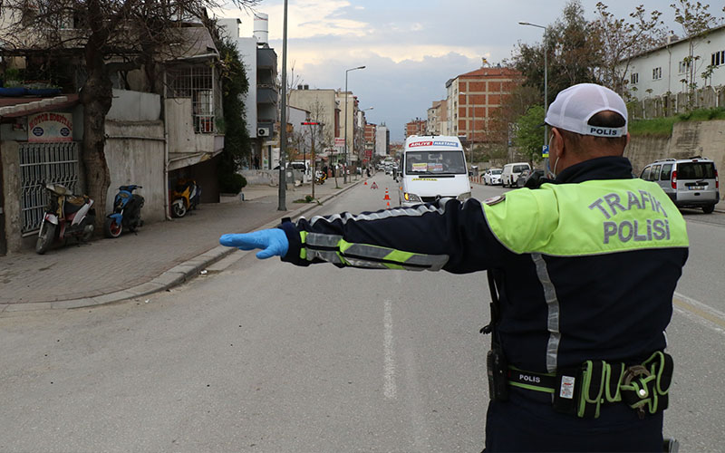 Minibüslere coronavirüs denetimi