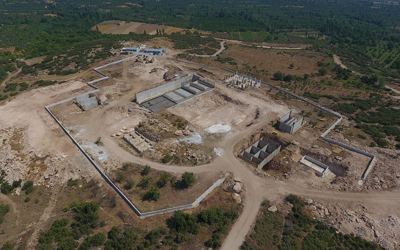 Akbaş Barajı arıtma tesisi inşaatı sürüyor