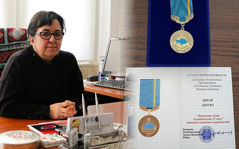 Prof. Dr. Nergis Biray’a Kazakistan’dan ödül