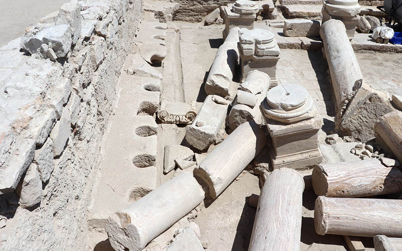Kazılarda 2000 yıllık umumi tuvalet bulundu
