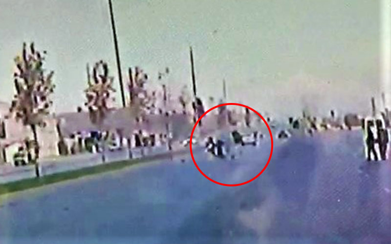 Yayayı ölüme götüren motosiklet kazasının görüntüleri ortaya çıktı