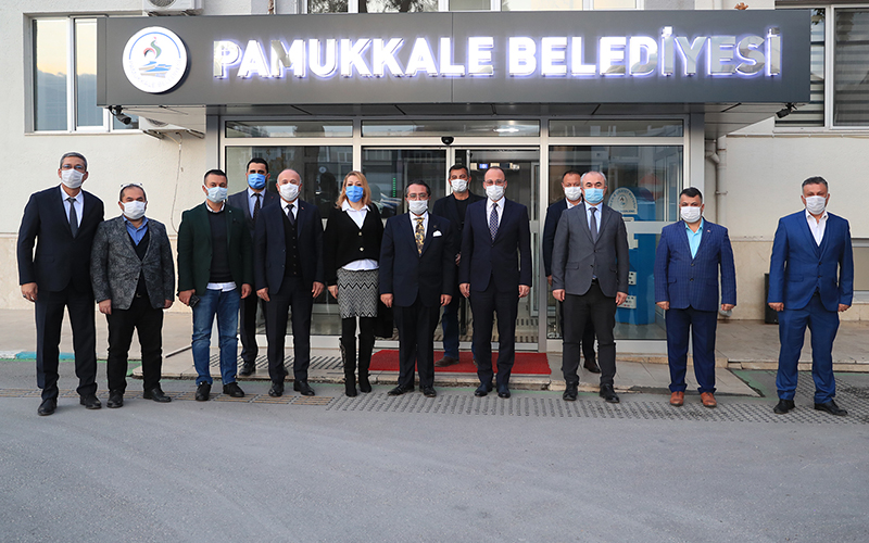 MHP Pamukkale İlçe Yönetimi, Başkan Örki’yi ziyaret etti