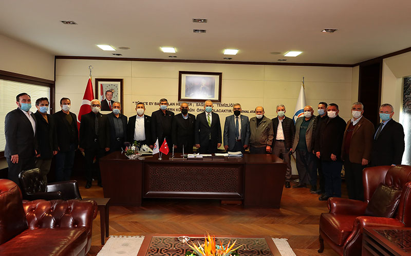 Muhtarlar Derneği yönetiminden  Zolan ve Örki’ye ziyaret