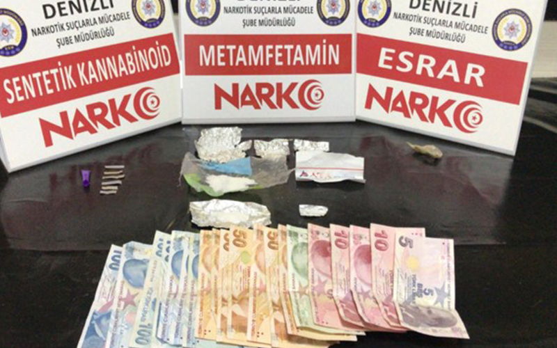 Denizli’de uyuşturucu operasyonları, 14 kişi tutuklandı