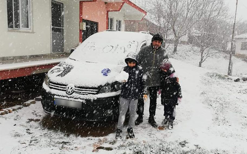 Kar yağışı yüksek rakımlı yerleşim yerlerinde etkili