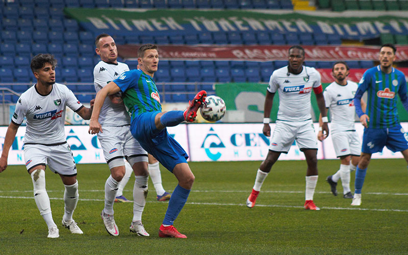 Denizlispor, Rizespor deplasmanında 1 puana razı oldu: 1-1