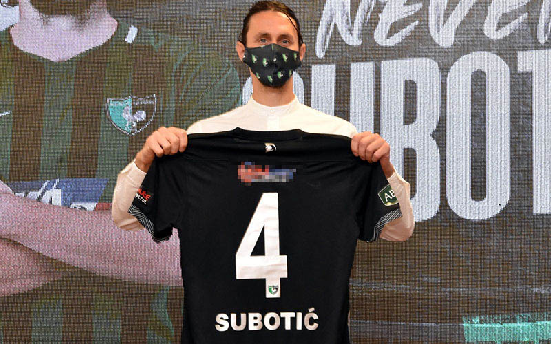 Müzmin sakat Subotic sözleşmesini feshetti