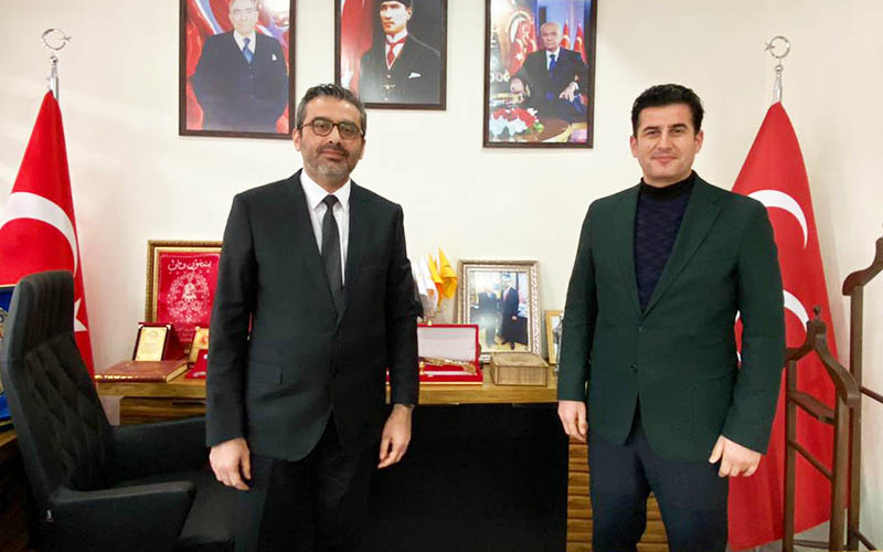 AK Parti Denizli İl Başkanı Güngör, MHP’yi ziyaret etti