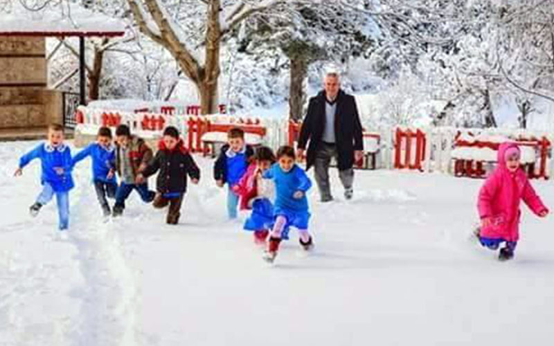 Çameli’nin 4 mahallesinde okullara kar tatili