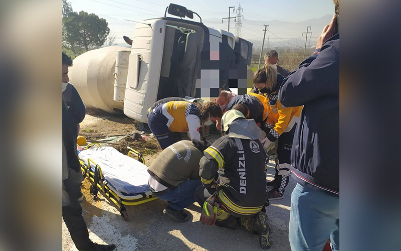 Ucuz atlatılan trafik kazası