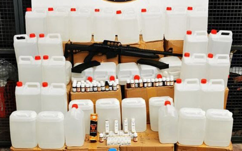 Polis operasyonunda 1.795 litre etil alkol ele geçirildi
