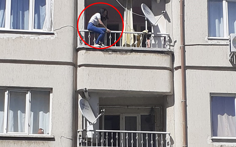Genç kadının intihar girişimi