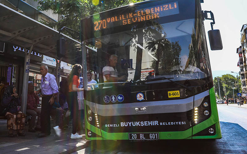 Denizli’de otobüs seferlerine 8 günlük ara