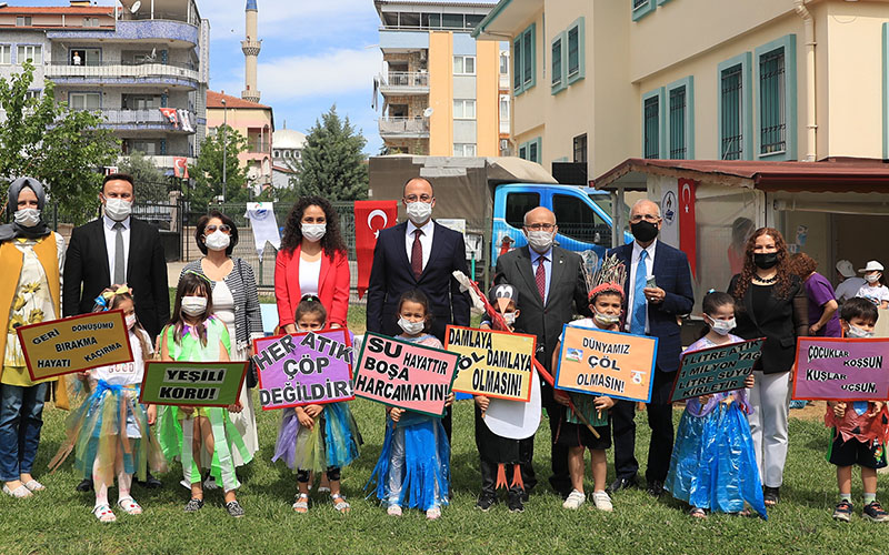 Pamukkale’de minik öğrencilere yönelik çevre günü etkinlikleri