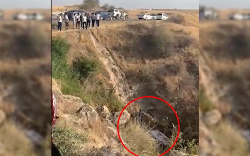 Uçuruma düşen araçtan sağ olarak çıktılar