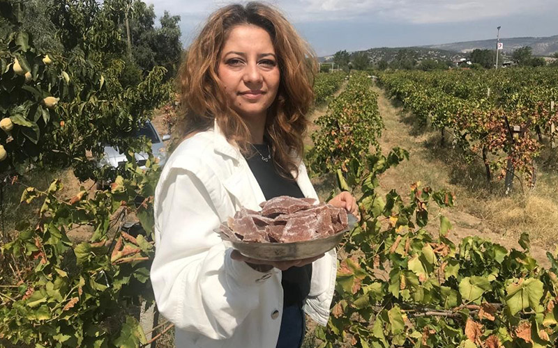 Üzüm şırasından köfte yapıyorlar