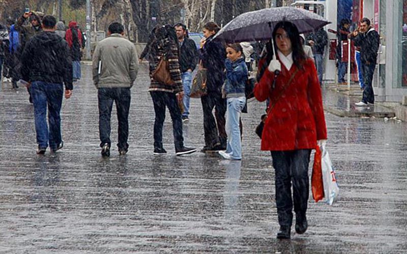 Meteorolojiye göre 6 ilçe 3 gün, 13 ilçe 2 gün yağışlı