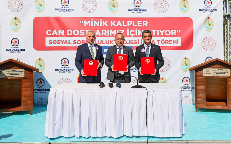 “Minik Kalpler Can Dostlarımız İçin Atıyor” projesi hayata geçirildi