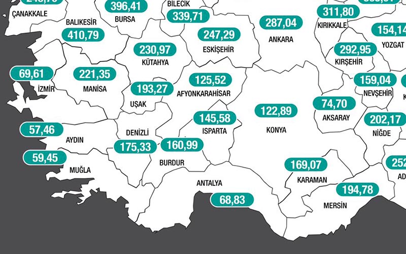 Denizli’nin coronavirüs vaka sayısı yeniden yükselişe geçti