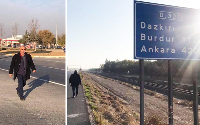 CHP’den ihracını protesto için Ankara’ya yürürken rahatsızlandı, eylemine son verdi